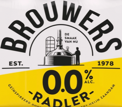 Brouwers logo Radler 0.0 Brouwers logo Radler 0.0